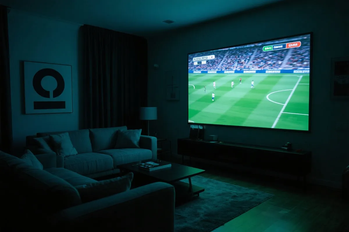 大屏观赛氛围图